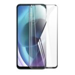 Full Screenprotector geschikt voor Motorola Moto G200 5G - Volledige dekking en bescherming