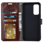 Hoesje geschikt voor Apple iPhone 14 - Boekhoesje met kaartvakken - Bruin