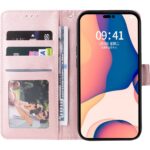 Hoesje geschikt voor Apple iPhone 14 Plus - Boekhoesje met kaartvakken - RoseGoud