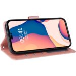 Hoesje geschikt voor Apple iPhone 14 Plus - Boekhoesje met kaartvakken - RoseGoud