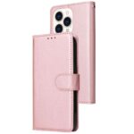 Hoesje geschikt voor Apple iPhone 14 Plus - Boekhoesje met kaartvakken - RoseGoud