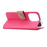 Hoesje geschikt voor Apple iPhone 14 Plus - Boekhoesje met kaartvakken - Roze