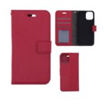 Hoesje geschikt voor Apple iPhone 14 Pro - Boekhoesje met kaartvakken - Rood