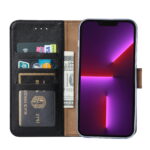 Hoesje geschikt voor Apple iPhone 14 Pro - Boekhoesje met kaartvakken - Zwart