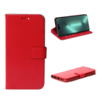 Hoesje geschikt voor Apple iPhone 14 Pro Max - Boekhoesje met kaartvakken - Rood