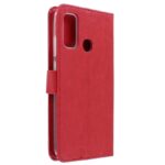 Hoesje geschikt voor Huawei P Smart 2020 - Boekhoesje met kaartvakken - Rood