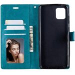 Hoesje geschikt voor Huawei Y5P - Boekhoesje met kaartvakken - Zwart