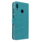 Hoesje geschikt voor Huawei Y7 Prime (2018) - Boekhoesje met kaartvakken - Turquoise