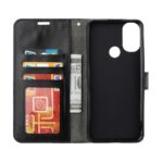 Hoesje geschikt voor Motorola Moto E20/E30/E40 - Boekhoesje met kaartvakken - Groen