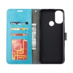 Hoesje geschikt voor Motorola Moto E20/E30/E40 - Boekhoesje met kaartvakken - Groen