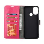 Hoesje geschikt voor Motorola Moto E20/E30/E40 - Boekhoesje met kaartvakken - Groen