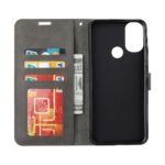 Hoesje geschikt voor Motorola Moto E20/E30/E40 - Boekhoesje met kaartvakken - Groen