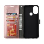 Hoesje geschikt voor Motorola Moto E20/E30/E40 - Boekhoesje met kaartvakken - Groen