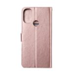 Hoesje geschikt voor Motorola Moto E20/E30/E40 - Boekhoesje met kaartvakken - Groen