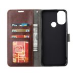 Hoesje geschikt voor Motorola Moto E32 - Boekhoesje met kaartvakken - Rood