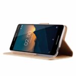Hoesje geschikt voor Nokia 2.1 - Boekhoesje met kaartvakken - Goud