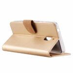 Hoesje geschikt voor Nokia 2.1 - Boekhoesje met kaartvakken - Goud