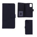 Hoesje geschikt voor Nokia G11/G21 - Boekhoesje met kaartvakken - Zwart