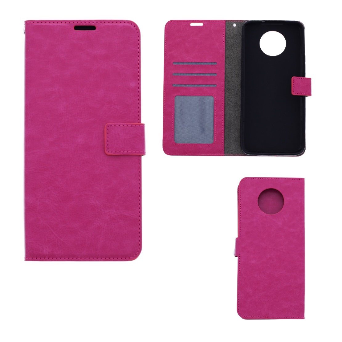 Hoesje geschikt voor Nokia G50 - Boekhoesje met kaartvakken - Roze