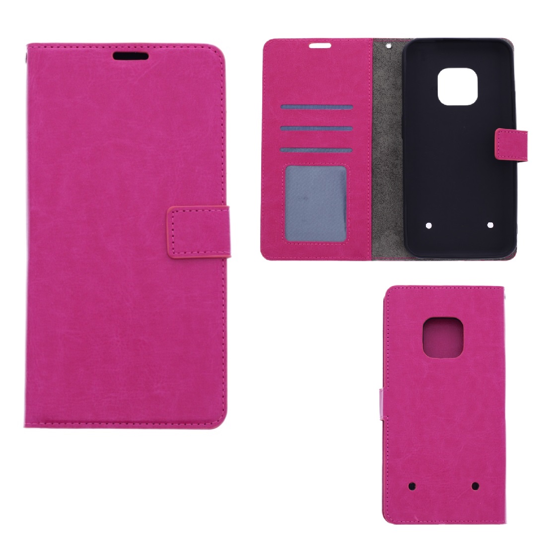 Hoesje geschikt voor Nokia XR20 - Boekhoesje met kaartvakken - Roze