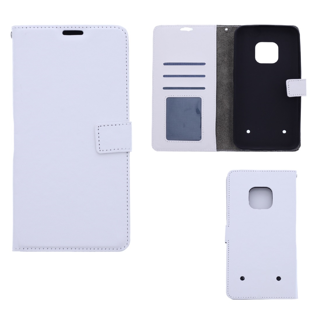 Hoesje geschikt voor Nokia XR20 - Boekhoesje met kaartvakken - Wit