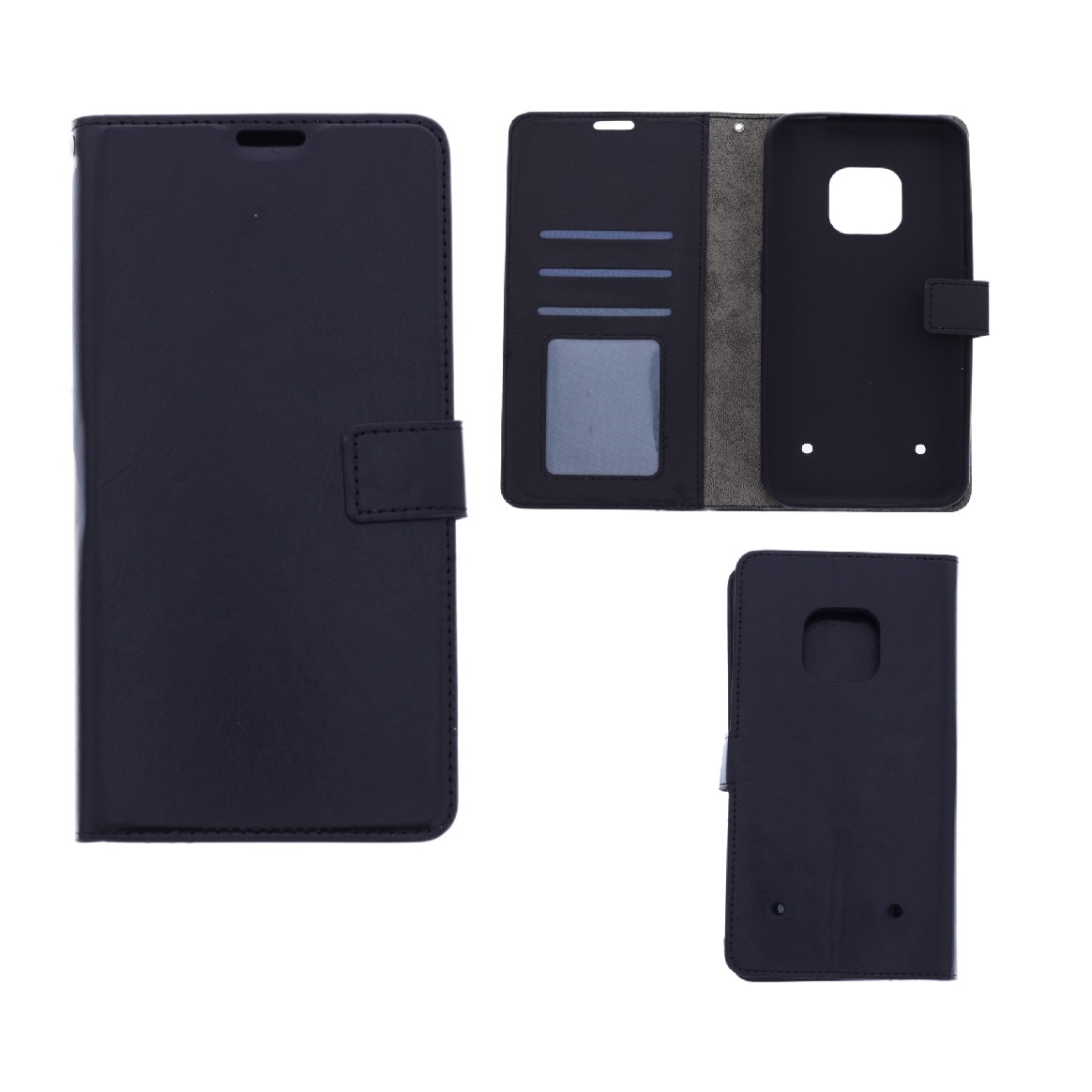 Hoesje geschikt voor Nokia XR20 - Boekhoesje met kaartvakken - Zwart
