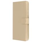 Hoesje geschikt voor OnePlus 10 Pro - Boekhoesje met kaartvakken - Goud