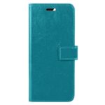 Hoesje geschikt voor OnePlus 10 Pro - Boekhoesje met kaartvakken - Turquoise