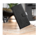 Hoesje geschikt voor OnePlus 10 Pro - Boekhoesje met kaartvakken - Zwart