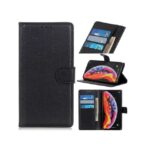 Hoesje geschikt voor OnePlus 8 Pro - Boekhoesje met kaartvakken - Zwart