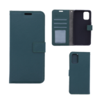 Hoesje geschikt voor OnePlus 8T - Boekhoesje met kaartvakken - Groen