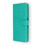 Hoesje geschikt voor OnePlus 8T - Boekhoesje met kaartvakken - Turquoise