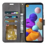 Hoesje geschikt voor Oppo A77 - Boekhoesje - Telefoonhoes - Grijs