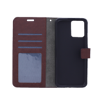 Hoesje geschikt voor Oppo Reno 5 - Boekhoesje met kaartvakken - Bruin