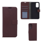 Hoesje geschikt voor Oppo Reno 5 - Boekhoesje met kaartvakken - Bruin