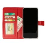 Hoesje geschikt voor Oppo Reno 5 - Boekhoesje met kaartvakken - Rood