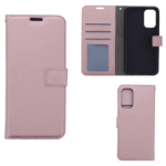 Hoesje geschikt voor Oppo Reno 5 - Boekhoesje met kaartvakken - RoseGoud