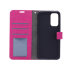 Hoesje geschikt voor Oppo Reno 5 - Boekhoesje met kaartvakken - Roze