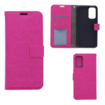 Hoesje geschikt voor Oppo Reno 5 - Boekhoesje met kaartvakken - Roze