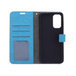 Hoesje geschikt voor Oppo Reno 5 - Boekhoesje met kaartvakken - Turquoise