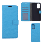 Hoesje geschikt voor Oppo Reno 5 - Boekhoesje met kaartvakken - Turquoise