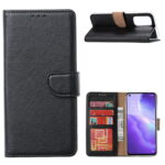 Hoesje geschikt voor Oppo Reno 5 - Boekhoesje met kaartvakken - Zwart