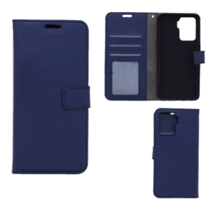 Hoesje geschikt voor Oppo Reno 5Z - Boekhoesje met kaartvakken - Blauw