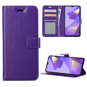 Hoesje geschikt voor Oppo Reno 5Z - Boekhoesje met kaartvakken - Paars