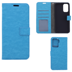 Hoesje geschikt voor Oppo Reno 5Z - Boekhoesje met kaartvakken - Turquoise