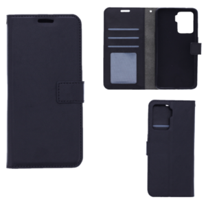 Hoesje geschikt voor Oppo Reno 5Z - Boekhoesje met kaartvakken - Zwart