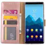 Hoesje geschikt voor Samsung Galaxy A3 (2016) - Boekhoesje met kaartvakken - Rose Goud