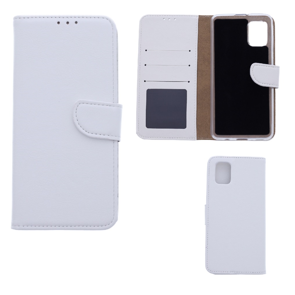 Hoesje geschikt voor Samsung Galaxy A31 - Boekhoesje met kaartvakken - Wit