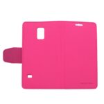 Hoesje geschikt voor Samsung Galaxy S5 - Boekhoesje met kaartvakken - Roze