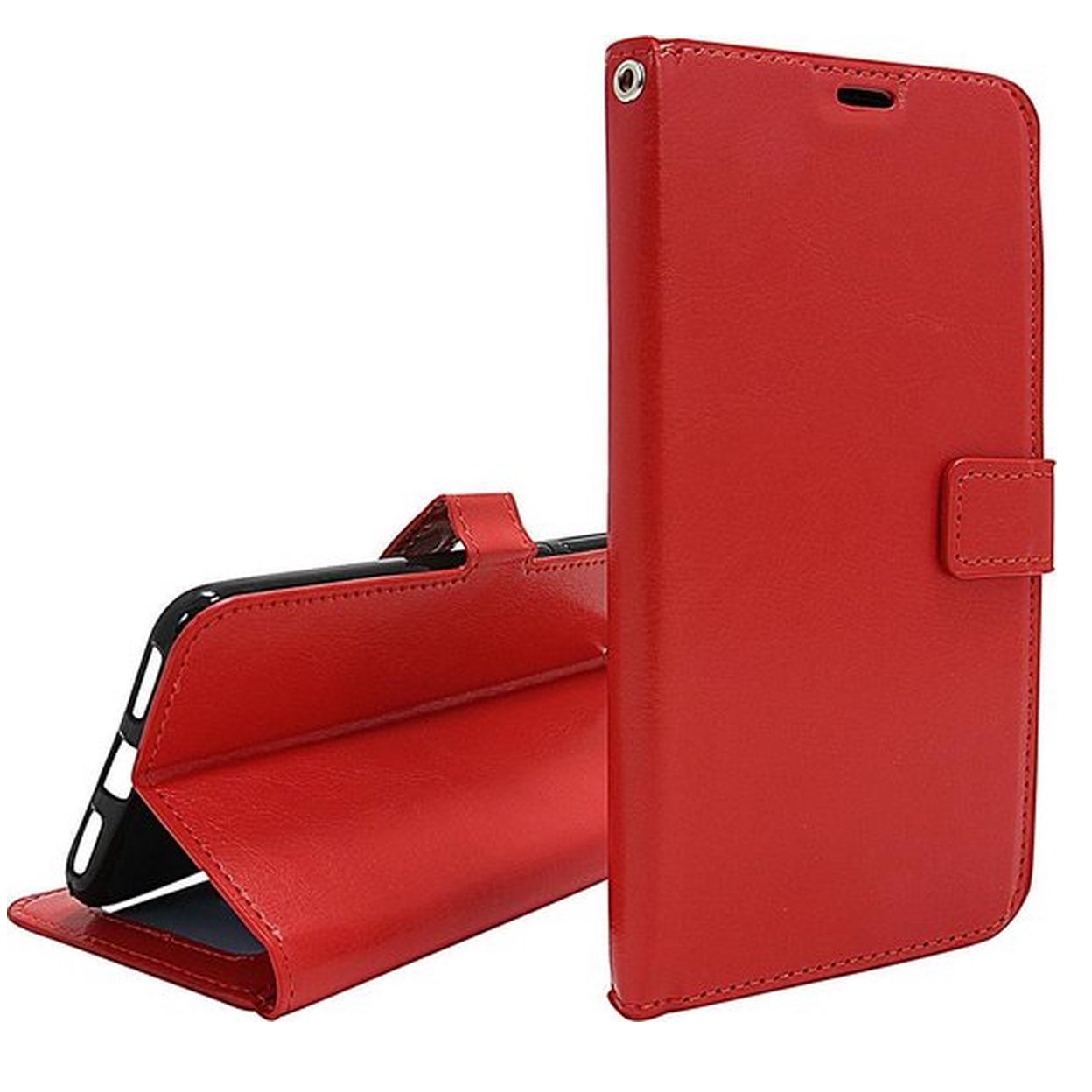 Hoesje geschikt voor Samsung Galaxy S7 - Boekhoesje met kaartvakken - Rood
